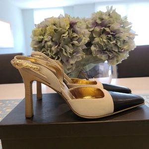 ❤ GUCCI Scarpa Aperta Pelle Heels ❤